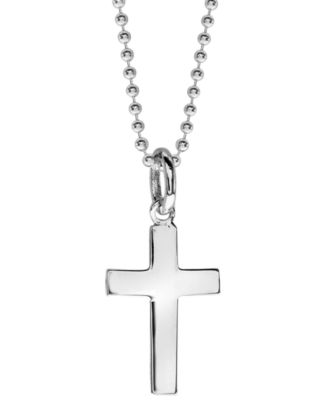 Rhona Sutton Boyz Will Be Boyz Children's Stainless Steel Cross Pendant ...