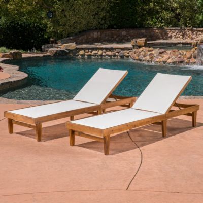 Sumrland Outdoor Chaise Lounge, Set of 2