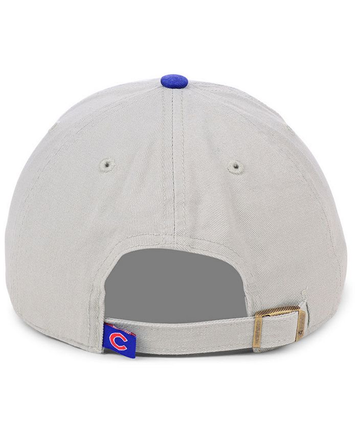 '47 Brand Chicago Cubs Gray 2-Tone CLEAN UP Cap - Macy's