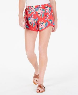 Be Bop - Juniors' Wrapped Pom Pom Shorts