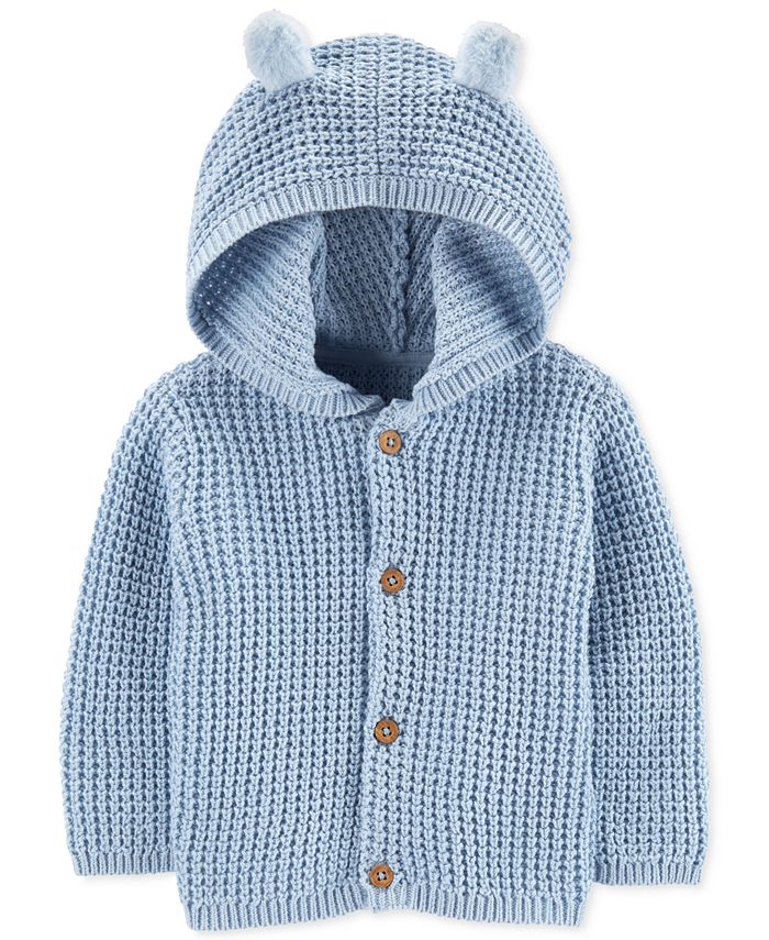 Baby boy hot sale hooded cardigan