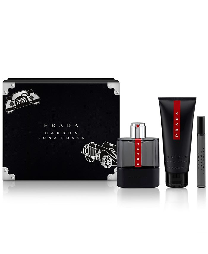 Prada Men's Luna Rossa Carbon Gift Set Reviews Perfume Beauty Macy's |  