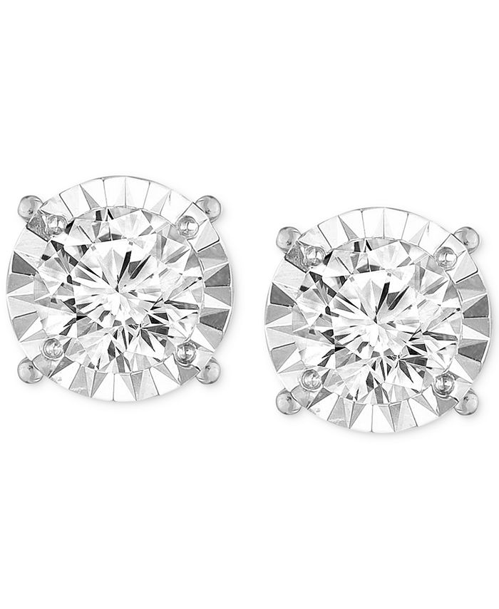 Macy's trumiracle sales diamond earrings