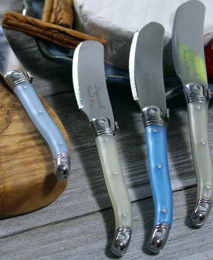 French Home Laguiole Assorted Blue Spreaders Set/8 Macy's