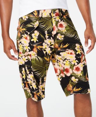 tropical print shorts mens