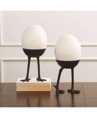 Ostrich Egg on Legs Standing