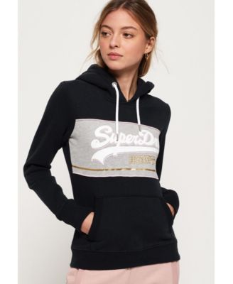 Superdry Vintage Logo Colour Block Hoodie Macy s