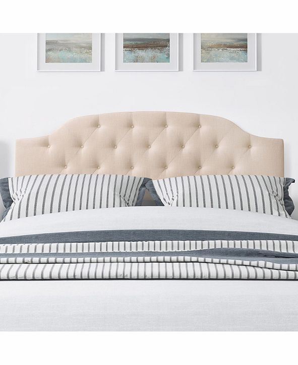 CorLiving Calera Diamond Button Tufted Fabric Arched Panel ... Headboards can be a great way to add a distinctive, personal touch to your bed we have a choice of styles, including wooden or veneer headboards and many come with handy storage for things like.