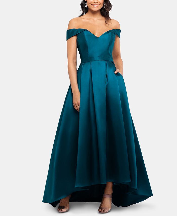 XSCAPE Off-The-Shoulder Sweetheart Gown - Macy's