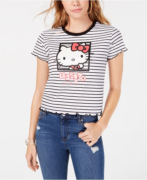 Love Tribe Juniors Hello Kitty Graphic T Shirt Reviews Tops