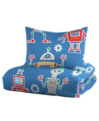 Dream Factory Robots & Bits Twin Comforter Set