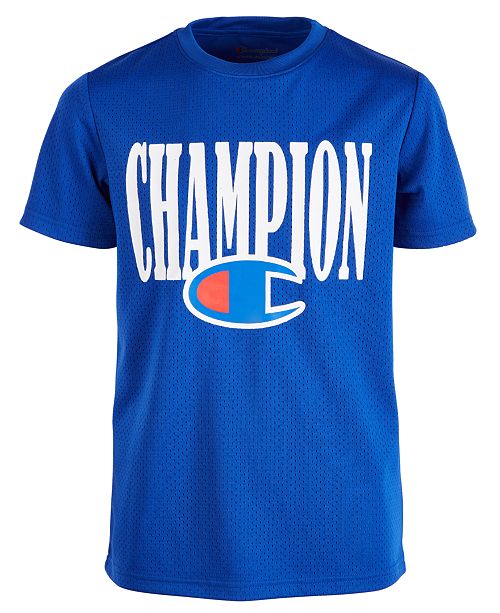 Champion Little Boys Logo Print Mesh Football Jersey Reviews