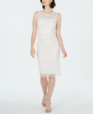 adrianna papell cream dress