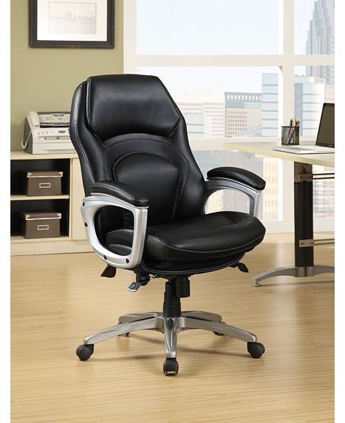 Serta Wellness Executive Leather Office Chair Reviews Furniture Macy S