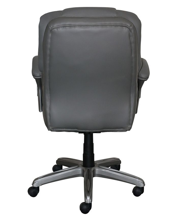 Serta leather wellness mid back office chair clearance