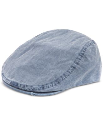 Levi's - Men's Distressed Pigment-Dyed Canvas Flat-Top Ivy Hat
