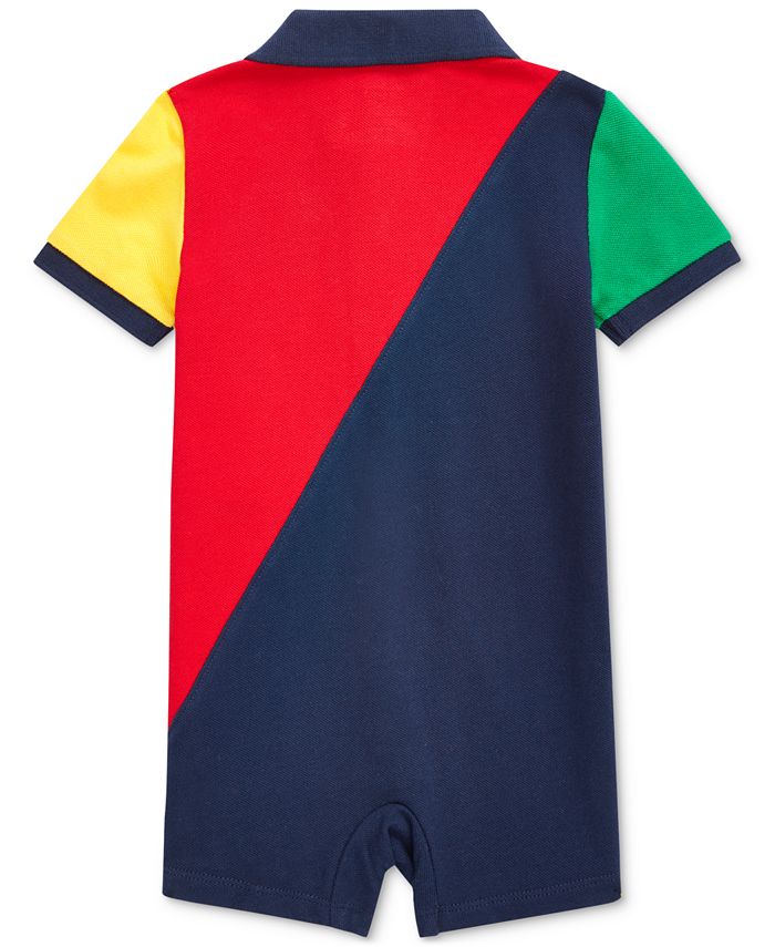 Polo Ralph Lauren Baby Boys Colorblocked Cotton Polo Shortall Macy's