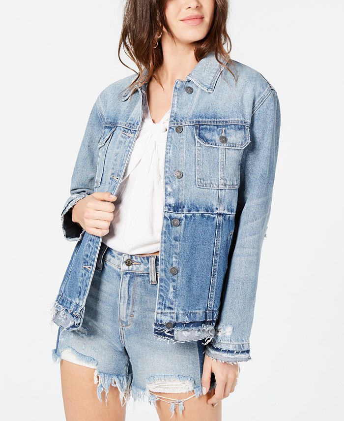 Hidden top jean jacket