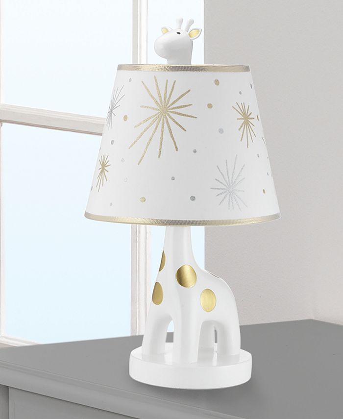 Lambs & Ivy Signature Moonbeams Giraffe Nursery Lamp with Shade and