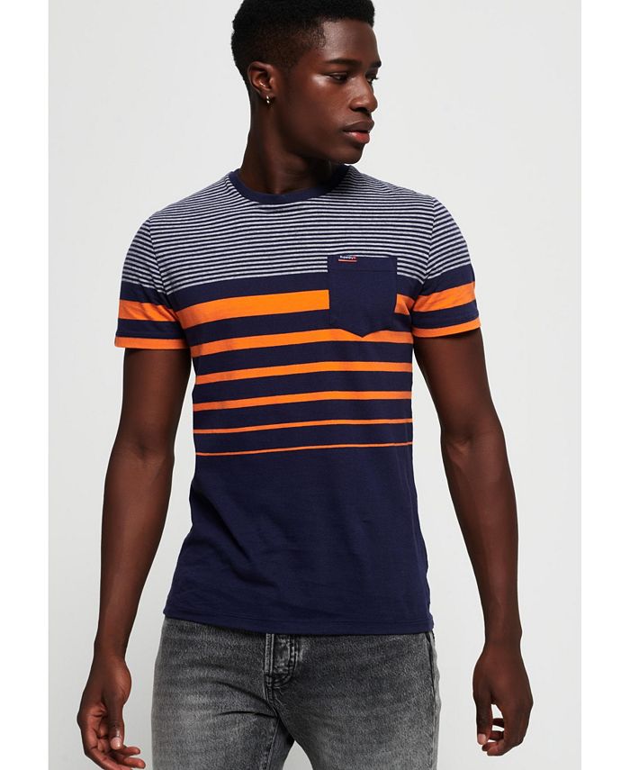 superdry malibu stripe polo shirt