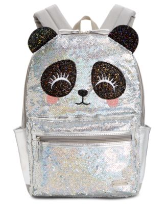 Glitter store panda backpack