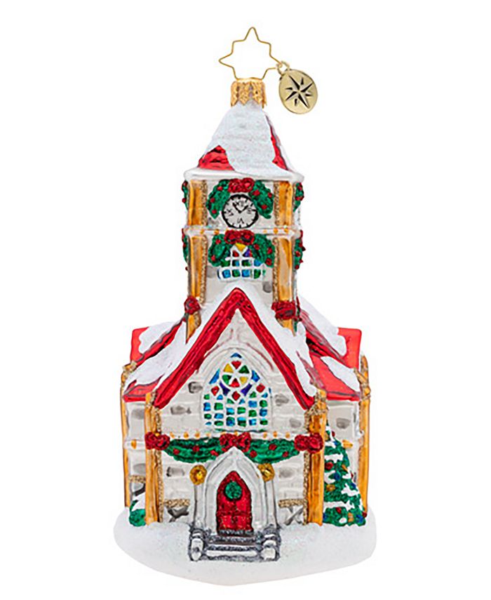 Christopher Radko Hand-Crafted European Glass Christmas Ornament The Building Blocks of Learning