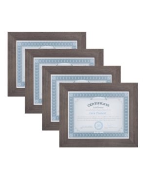 DesignOvation Museum Wood Picture Frame Set of 4