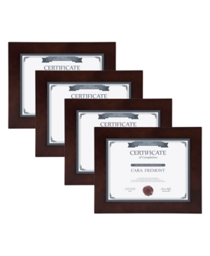 DesignOvation Museum Wood Picture Frame Set of 4