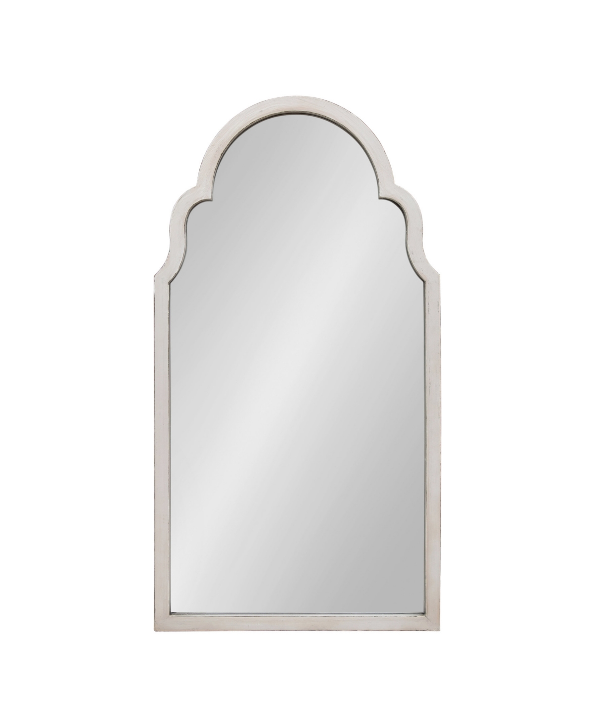 Damara Moroccan Style Arch Mirror - White