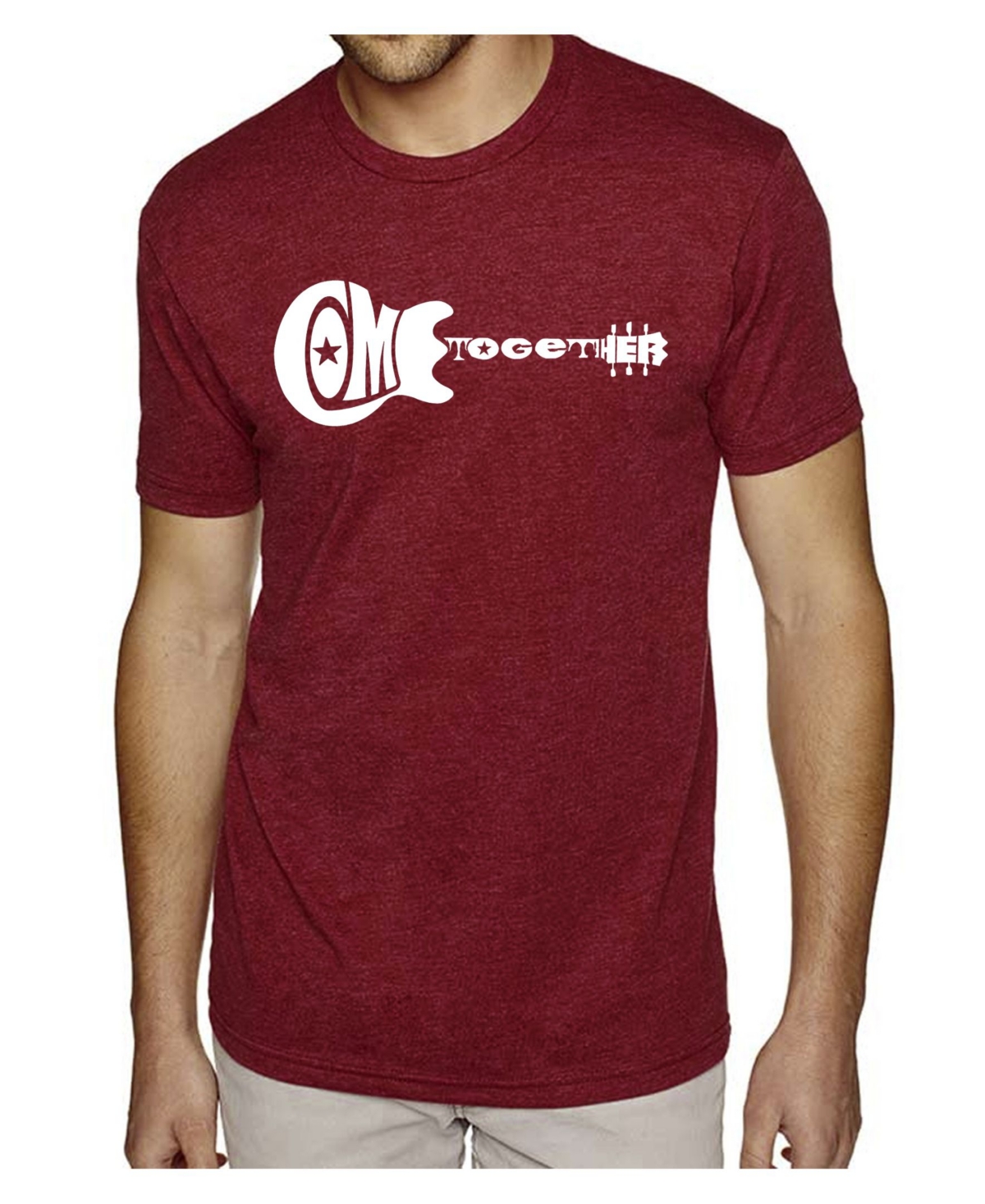 La Pop Art Mens Premium Blend Word Art T-Shirt - Come Together