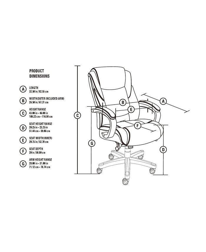Furniture LaZBoy Miramar Executive Office Chair Macy's