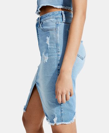 Guess naomi denim on sale skirt