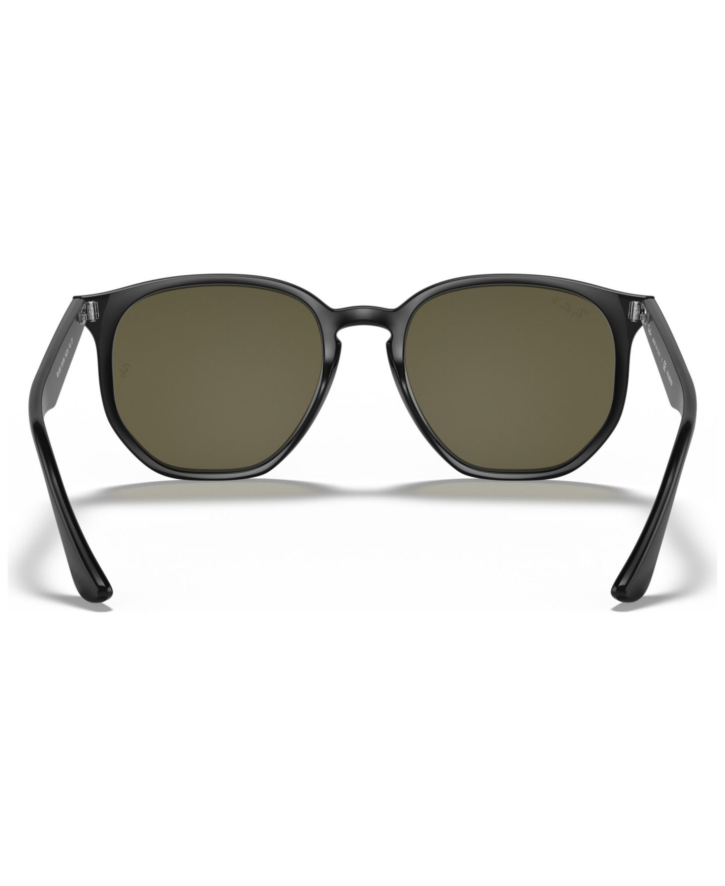Женские солнцезащитные очки Ray-Ban Polarized Sunglasses, RB4306 54, цвет: Чёрный / Зелёный — фото 5
