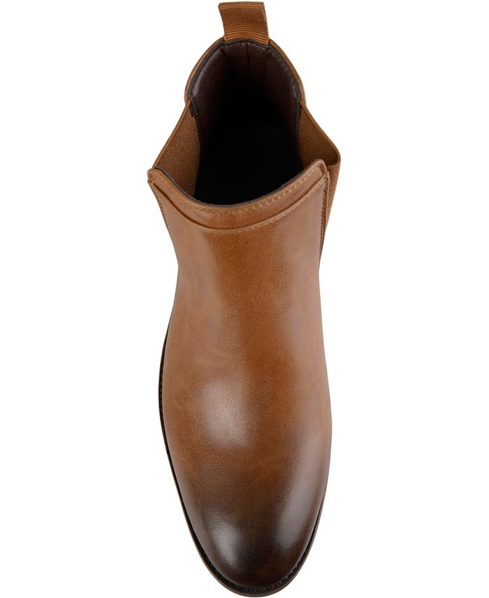 Vance Co. Men's Landon Dress Boot Shoes Brown Size 10 M