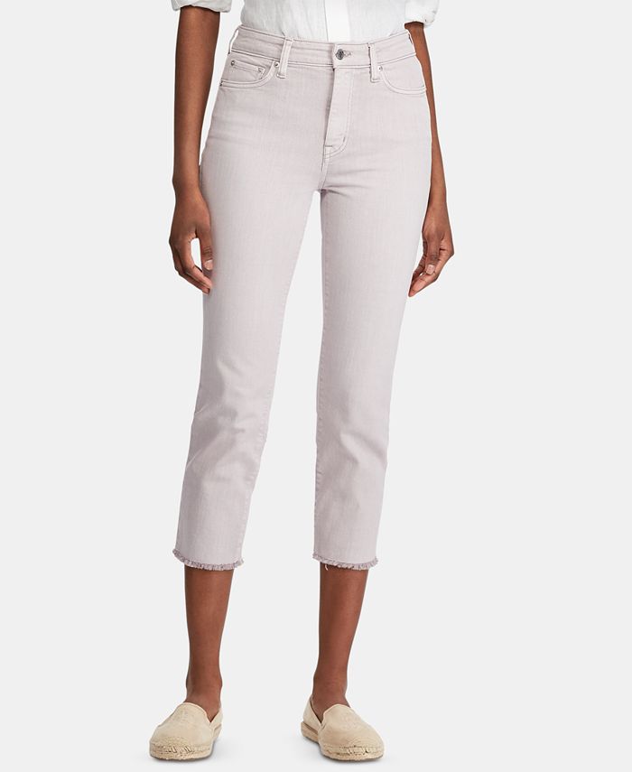 Lauren Ralph Lauren Regal Straight Crop Jeans - Macy's