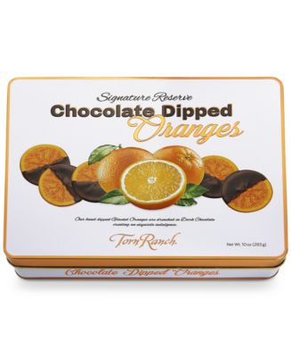 Torn Ranch Dark Chocolate-Dipped Glaceed Oranges - Macy's