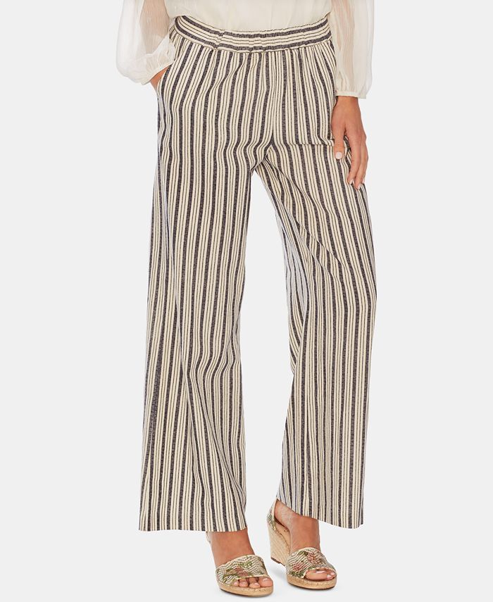 Vince Camuto Summer Striped Wide-Leg Pants - Macy's
