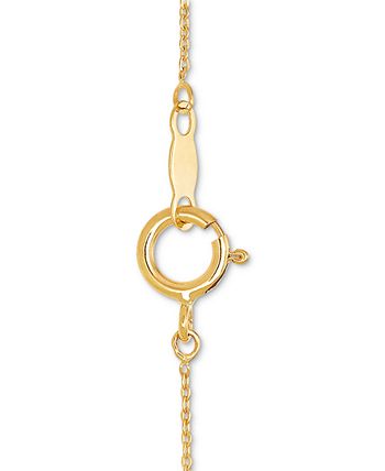 Macy's - Mom 18" Pendant Necklace in 10k Gold