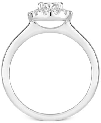 Diamond Pear Halo Engagement Ring (1 ct. t.w.) in 14k White, Yellow or Rose Gold