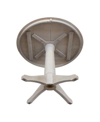 36" Round Top Pedestal Table - 28.9"H