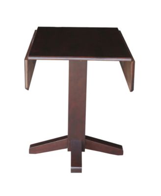 36" Square Dual Drop Leaf Dining Table