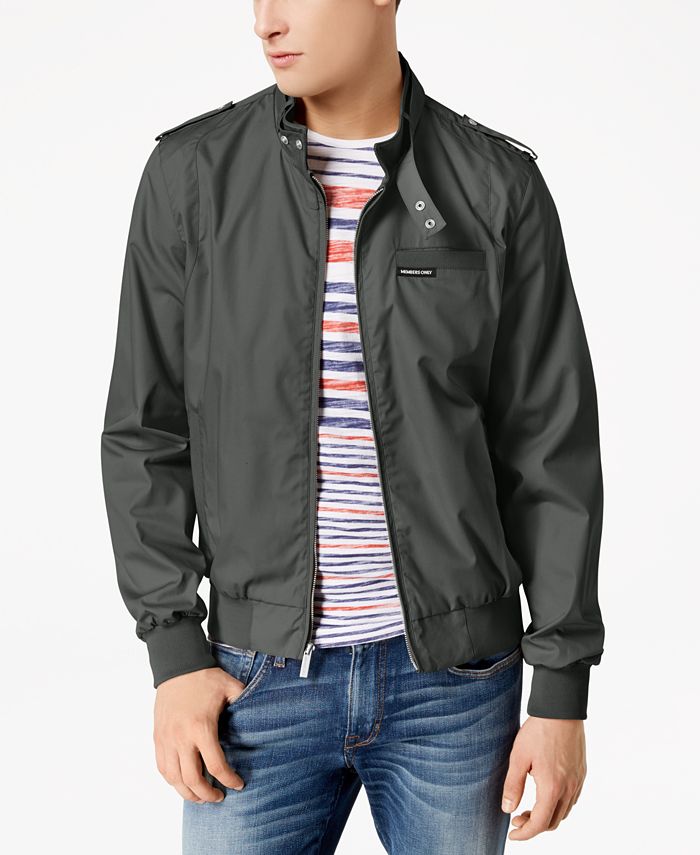 Members Only Member's Only Men's Iconic Racer Lightweight Jacket ...