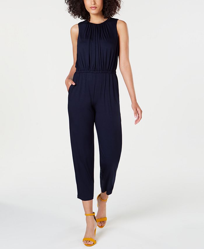 Trina Turk Sleeveless Cropped Jumpsuit Macy's