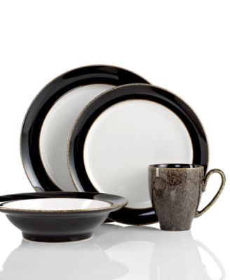 Denby - Praline Noir 4-Piece Place Setting