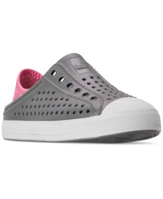 Skechers - Little Girls' Guzman Slip-On Casual Sneakers from Finish Line