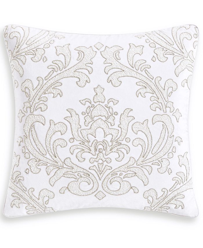 Hotel Collection Classic White Shop Decorative Pillow, 18" x 18