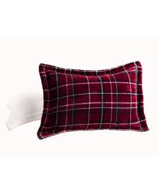 Plaid Micromink/Sherpa Reversible Down Alternative Microsuede 3-Pc. Comforter Sets, King/California King