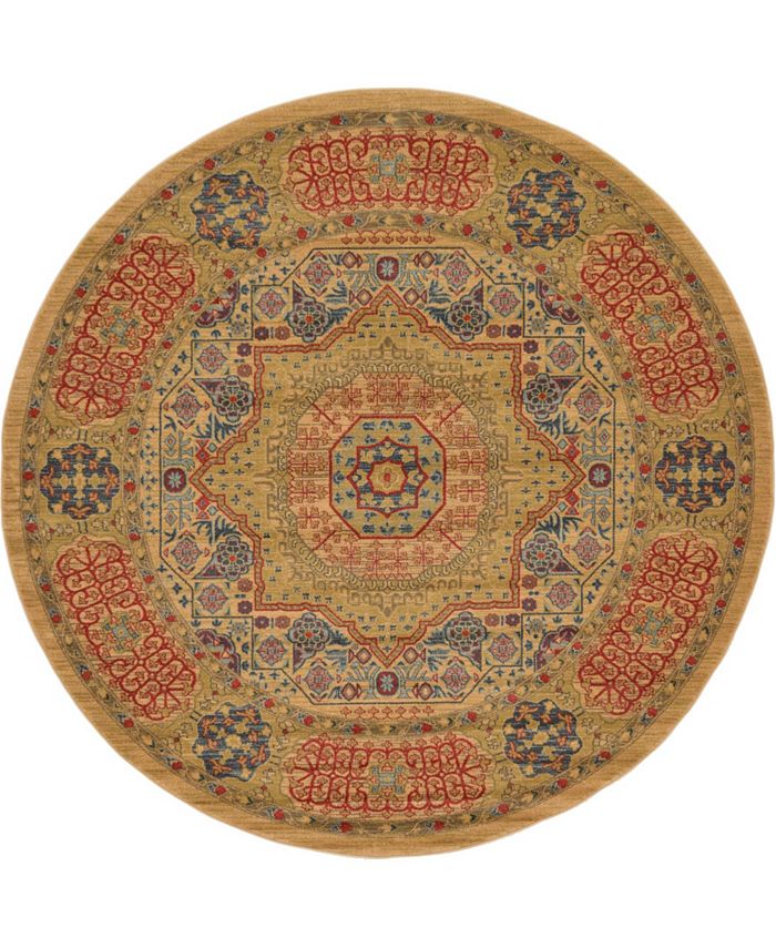 Bayshore Home Wilder Wld5 8' x 8' Round Area Rug & Reviews Rugs Macy's