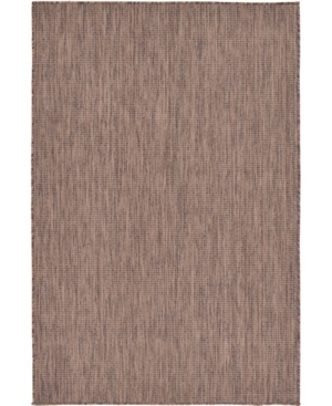 Bridgeport Home Pashio Pas6 Light Brown 4' x 6' Area Rug