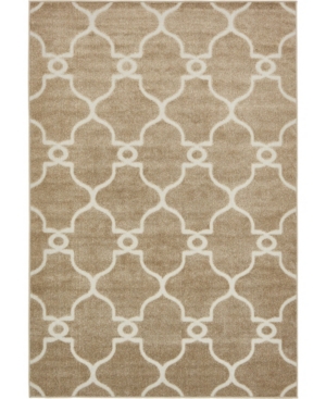 Bridgeport Home Pashio Pas2 Light Brown 6' x 9' Area Rug